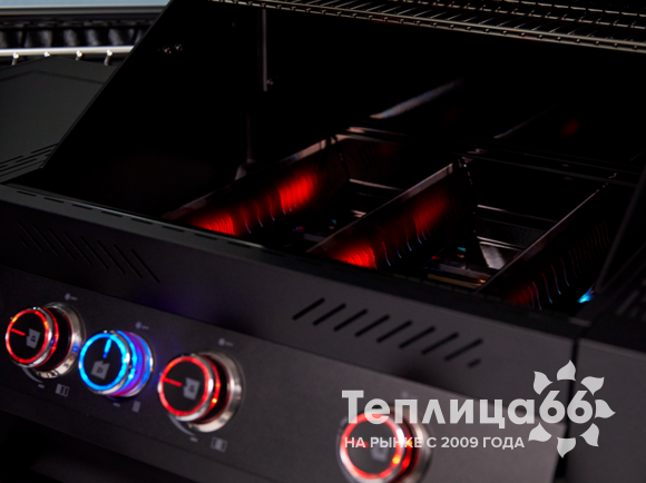 Газовый гриль PRIMELINER 3B, комплектация DELUX
